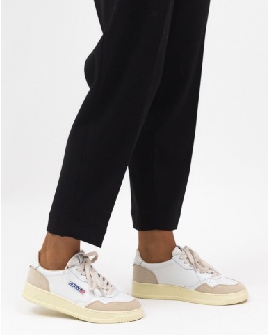 Autry - Scarpa Medalist Pelle/Suede Bianca Donna AULW LS33 CON