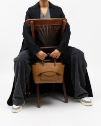 Harris Wharf - Women's Black Maxi Coat A1192MLK 199 BLACK I25