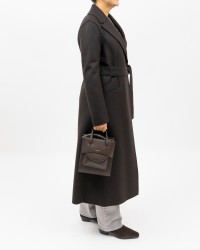 Harris Wharf - Cappotto Maxi Marrone Donna A1192MLK 451 BROWN I25