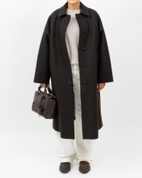 Harris Wharf - Cappotto Over Marrone Donna A1424MLK-P 451T BROW I25