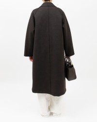 Harris Wharf - Cappotto Over Marrone Donna A1424MLK-P 451T BROW I25
