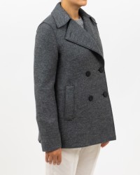 Harris Wharf - Peacot Corto Doppiopetto Grigio Donna A2211MLK 140 GRIGIO I25