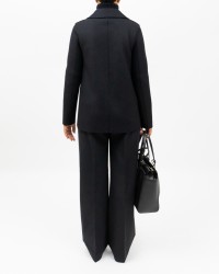 Harris Wharf - Peacot Corto Doppiopetto Nero Donna A2211MLK 199 NERO I25