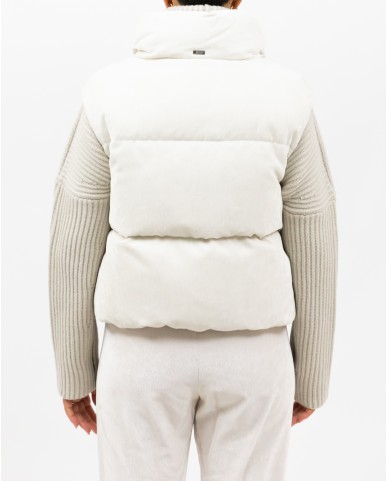 Herno - Gilet Velluto Costine Chantilly Donna PI00157DR 12728 1985 I25