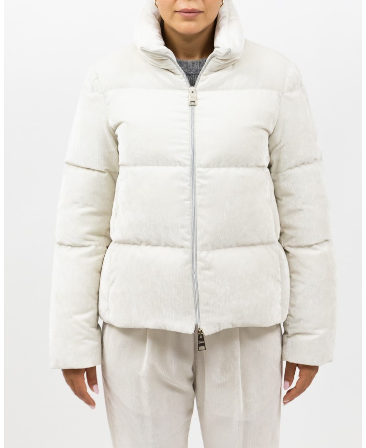 Herno - Women's Chantilly Ribbed Velvet Down Jacket PI00158DR 12728 1985 I25