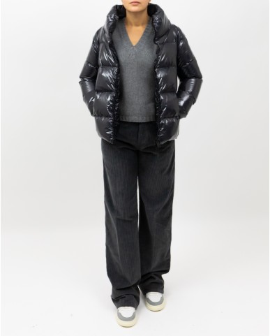 Herno - Women's Anthracite Shiny Down Jacket  PI001946D 12220Z 948 I25