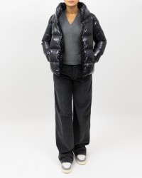 Herno - Women's Anthracite Shiny Down Jacket  PI001946D 12220Z 948 I25