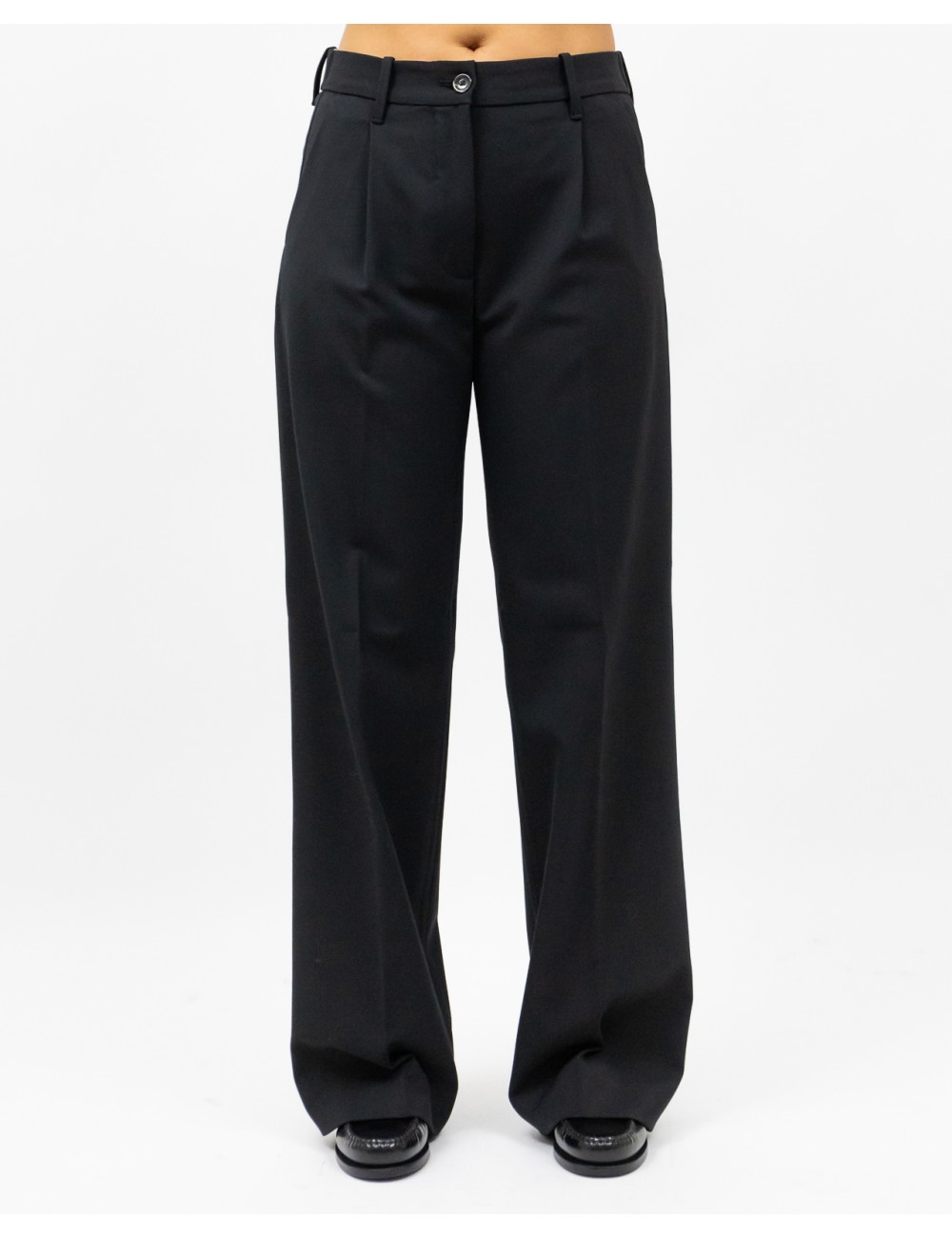 Nine In The Morning - Blenda Black Women's Trousers BLD22 S37 NERO I25