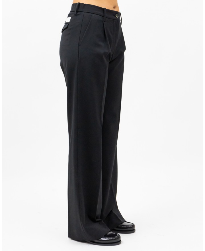 Nine In The Morning - Blenda Black Women's Trousers BLD22 S37 NERO I25