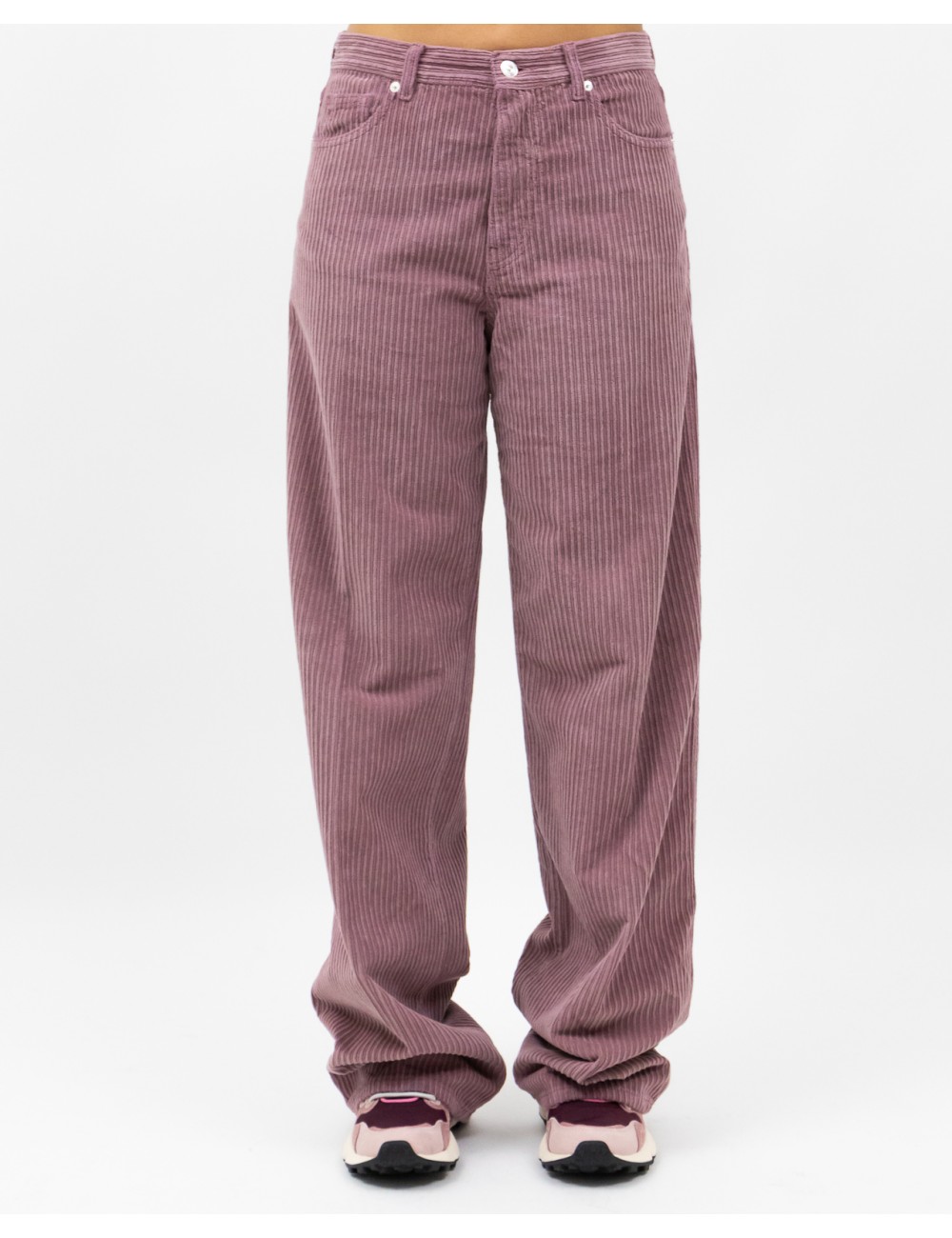 Nine In The Morning - Jeans Velluto Dora Rosa Antico Donna DAA02 U32 ANTICO I25