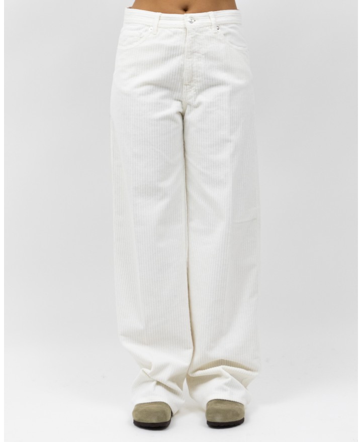 Nine In The Morning - Dora Ecru Women's Velvet Jeans DAA02 U32 ECRU I25