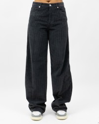 Nine In The Morning - Jeans Velluto Dora Grigio Donna DAA02 U32 KETTE I25