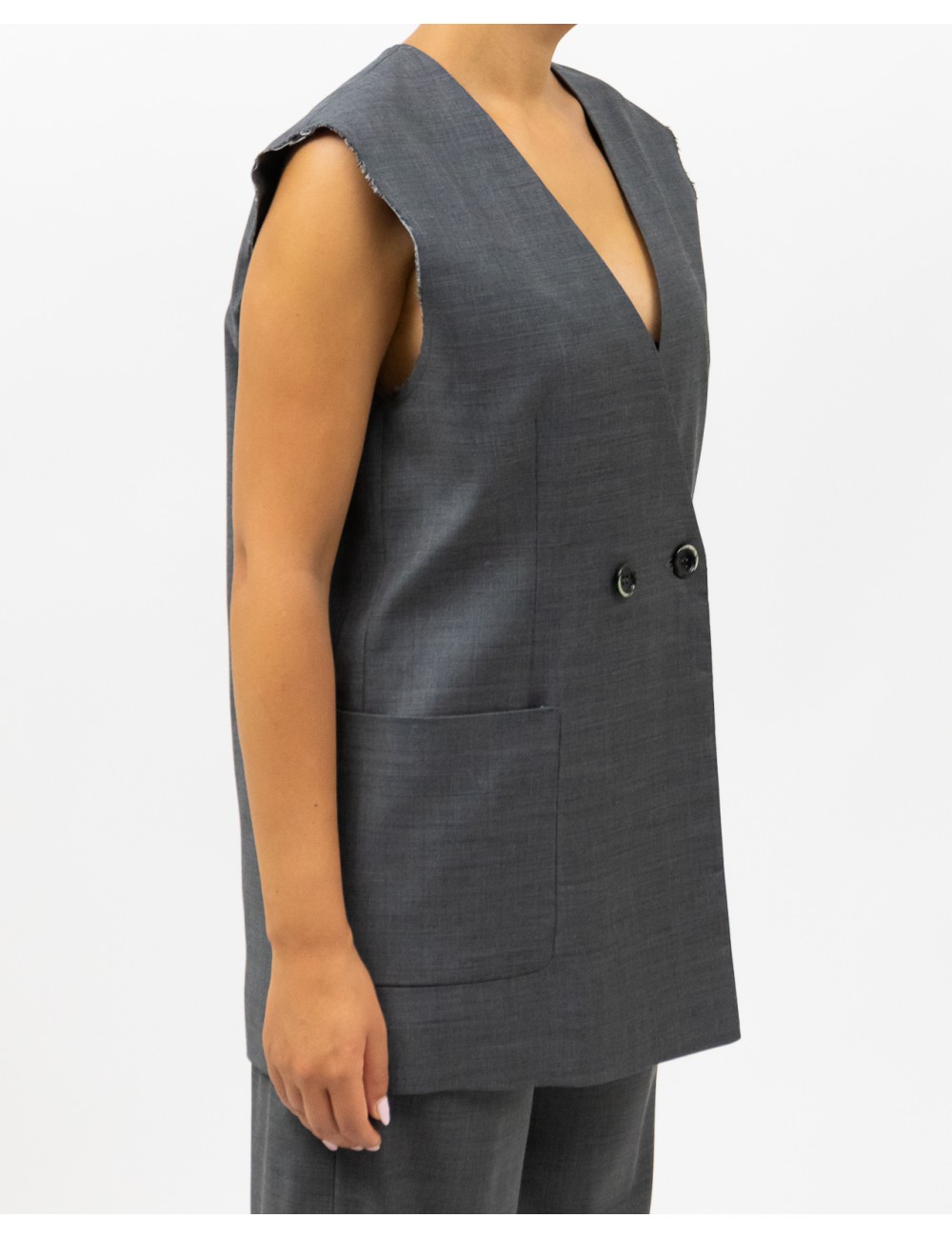 Nine In The Morning - Eloisa Gray Women's Vest ELS03 V19 KETTE I25