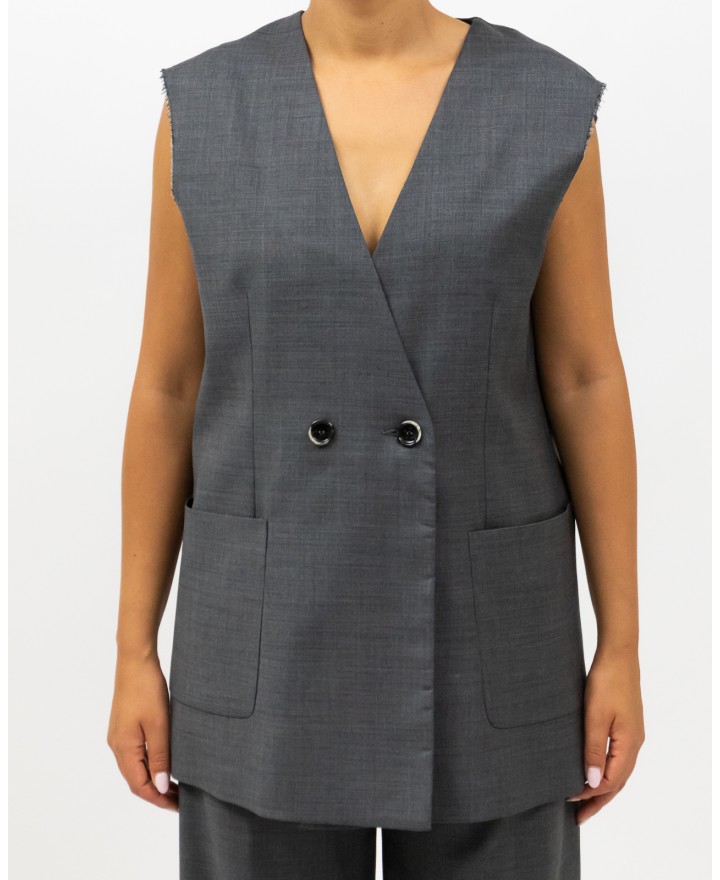 Nine In The Morning - Eloisa Gray Women's Vest ELS03 V19 KETTE I25