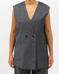 Nine In The Morning - Eloisa Gray Women's Vest ELS03 V19 KETTE I25