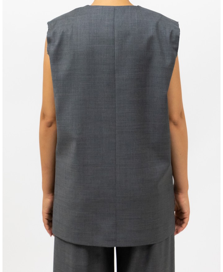 Nine In The Morning - Eloisa Gray Women's Vest ELS03 V19 KETTE I25