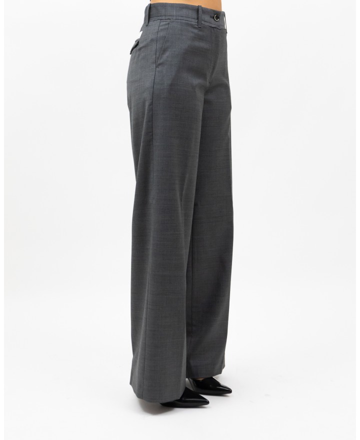 Nine In The Morning - Women's Fiamma Gray Pants FMM04 V19 KETTE I25