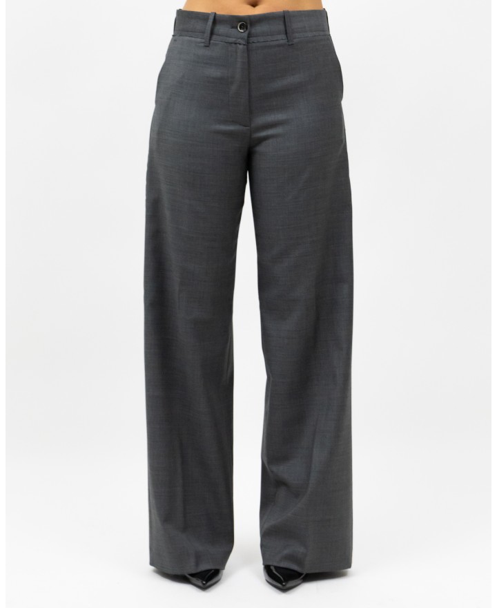 Nine In The Morning - Women's Fiamma Gray Pants FMM04 V19 KETTE I25
