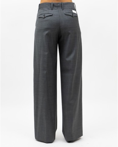 Nine In The Morning - Women's Fiamma Gray Pants FMM04 V19 KETTE I25