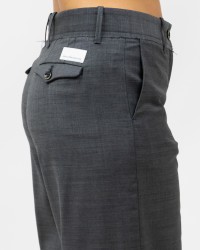 Nine In The Morning - Women's Fiamma Gray Pants FMM04 V19 KETTE I25