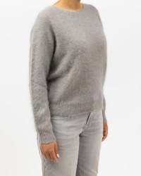 Roberto Collina - Girocollo Angora Taupe Perla Donna F30601 29 TAUPE I25