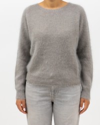 Roberto Collina - Girocollo Angora Taupe Perla Donna F30601 29 TAUPE I25