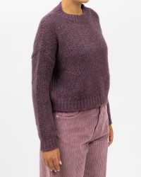 Roberto Collina - Girocollo Lana Alpaca Bordeaux Donna F47001 36 BORDEAUX I25