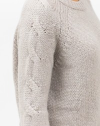 Roberto Collina - Girocollo Maniche Treccia Mastice Donna F47101 04 MASTICE I25