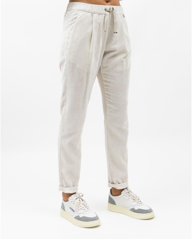 Herno - Pantalone Velluto Chantilly Donna PT00049DR 12728 1985 I25