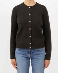 Arovescio - Cardigan Coreana Lana Marrone Donna W1661/06 108 ESPRESS I25