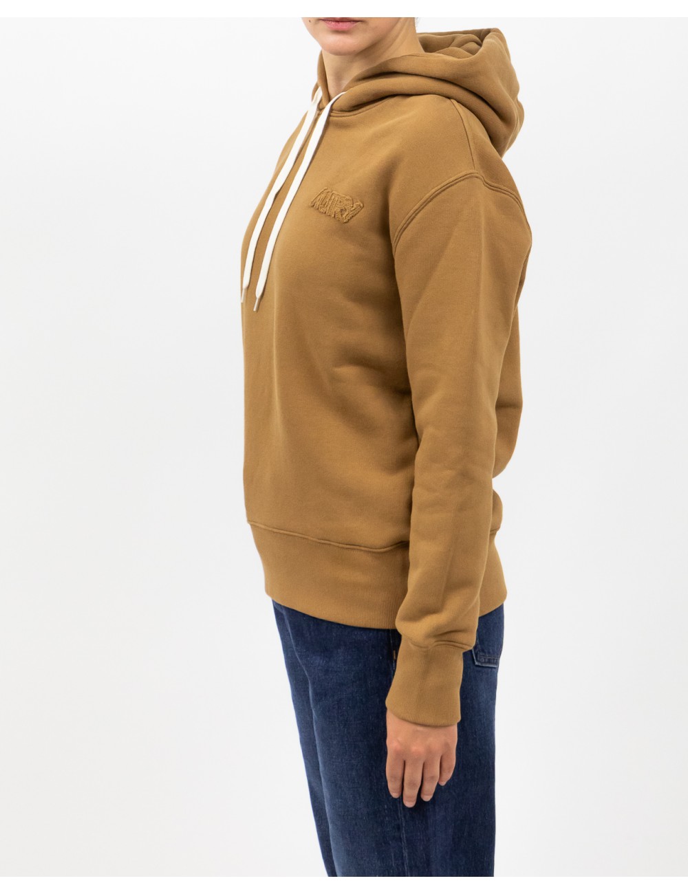 Autry - Felpa Cappuccio Cotone Cammello Donna HOPW M1HN P25