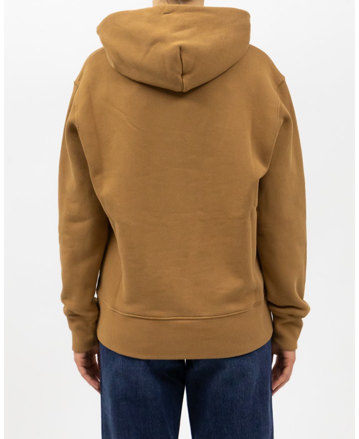 Autry - Felpa Cappuccio Cotone Cammello Donna HOPW M1HN P25