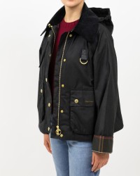 Barbour - Giubbotto Cropped Reighton Nero Donna LWX1397 BK71 BLACK I25