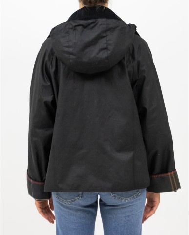 Barbour - Giubbotto Cropped Reighton Nero Donna LWX1397 BK71 BLACK I25