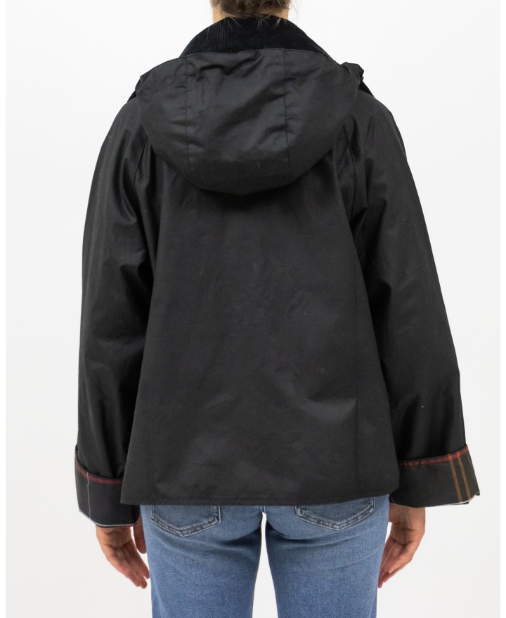 Barbour - Giubbotto Cropped Reighton Nero Donna LWX1397 BK71 BLACK I25