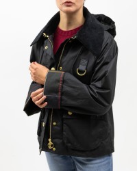 Barbour - Giubbotto Cropped Reighton Nero Donna LWX1397 BK71 BLACK I25