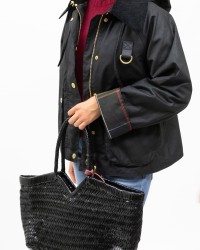 Barbour - Giubbotto Cropped Reighton Nero Donna LWX1397 BK71 BLACK I25