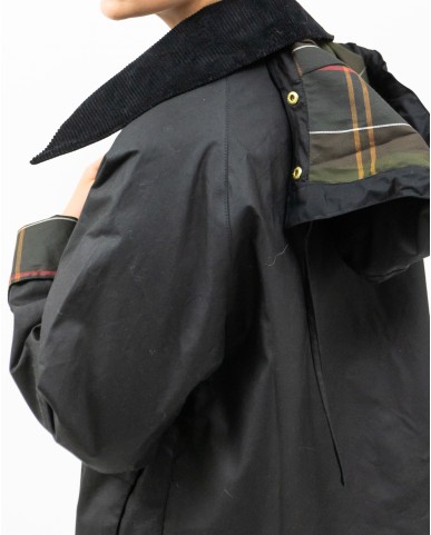 Barbour - Giubbotto Cropped Reighton Nero Donna LWX1397 BK71 BLACK I25