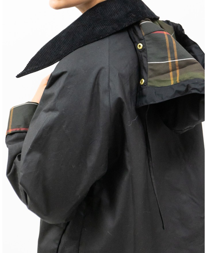 Barbour - Giubbotto Cropped Reighton Nero Donna LWX1397 BK71 BLACK I25