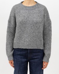 Roberto Collina - Girocollo Lana Alpaca Grigio Donna F47001 18 GRIGIO I25