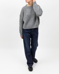 Roberto Collina - Girocollo Lana Alpaca Grigio Donna F47001 18 GRIGIO I25