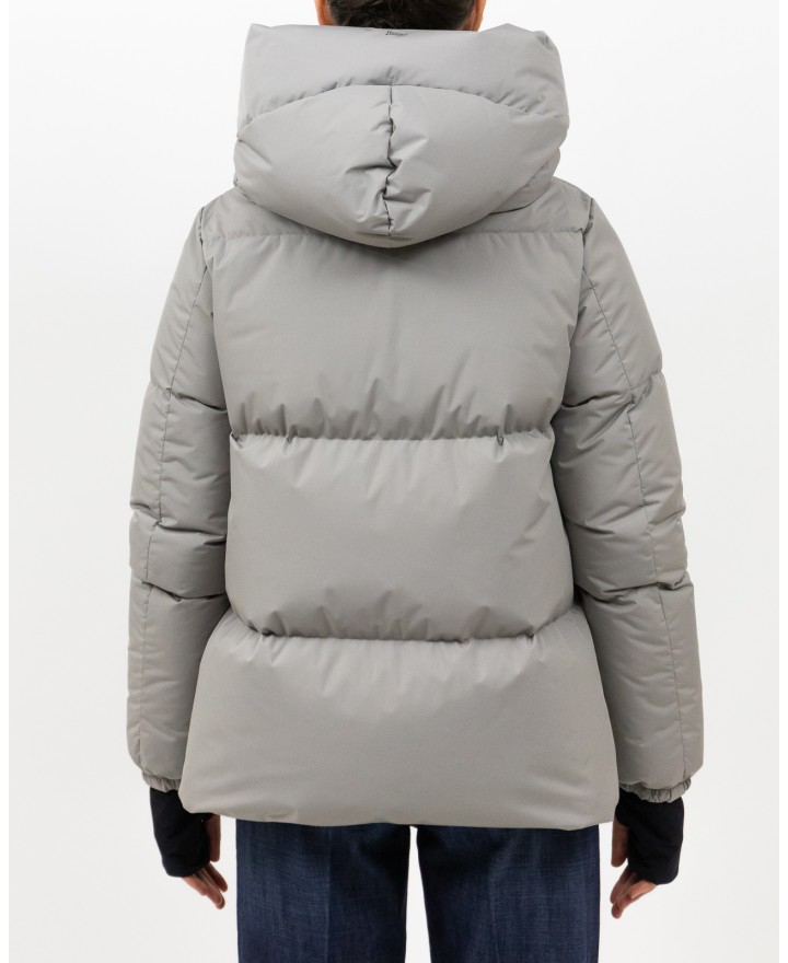 Herno - Women's Short Laminar Down Jacket in Gray PI002045D 12840 9436 I25