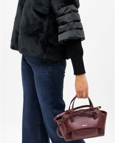 Herno - Women's Black Short Padded Eco Fur Coat PI002132D 12170Z 930 I25