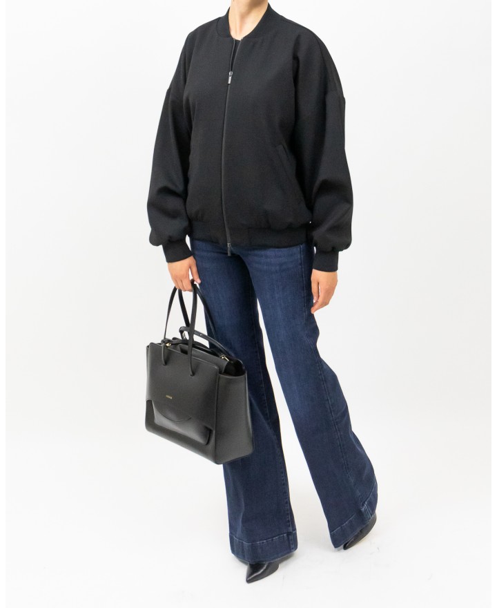 Nine In The Morning - Bomber Danielle Nero Donna DAN08 H19 NERO I25