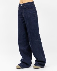 Nine In The Morning - Gea Overcarriot Dark Blue Women's Jeans GEA34 Z17 RINSE I25