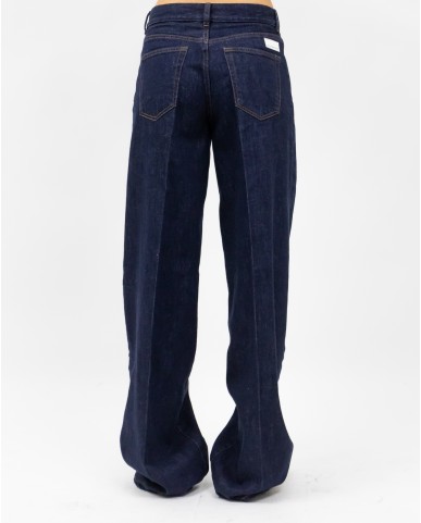 Nine In The Morning - Gea Overcarriot Dark Blue Women's Jeans GEA34 Z17 RINSE I25