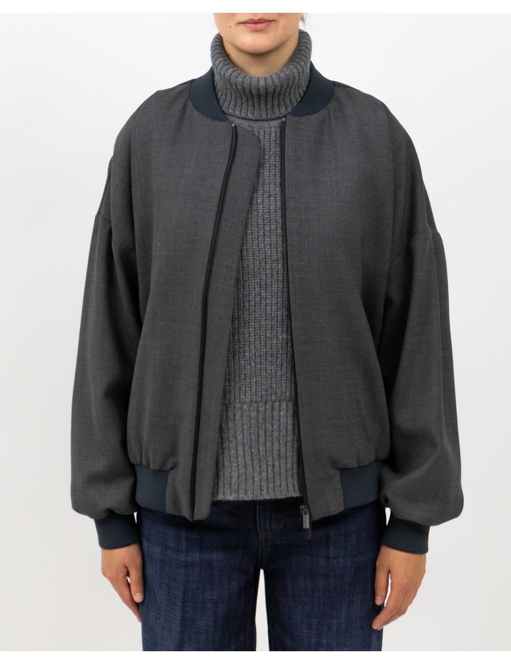 Nine In The Morning - Bomber Danielle Grigio Donna DAN08 H19 KETTE I25