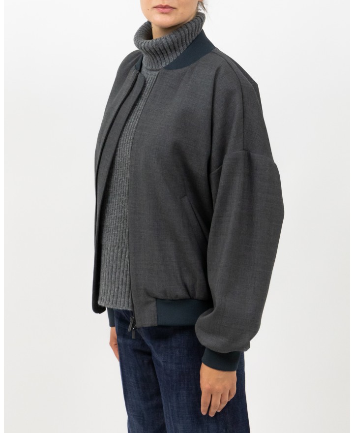 Nine In The Morning - Bomber Danielle Grigio Donna DAN08 H19 KETTE I25