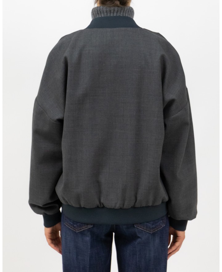 Nine In The Morning - Bomber Danielle Grigio Donna DAN08 H19 KETTE I25