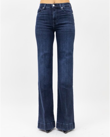 Seven - Jeans Dojo Zampa Blu Scuro Donna 7U330C42 U71BR I25